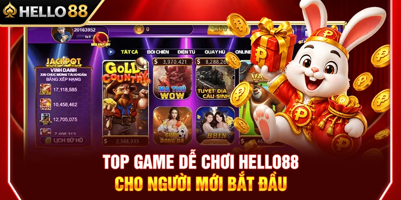 Top Game Dễ Chơi HELLO88 Cho Người Mới Bắt Đầu 1 Top Game Dễ Chơi HELLO88 Cho Người Mới Bắt Đầu